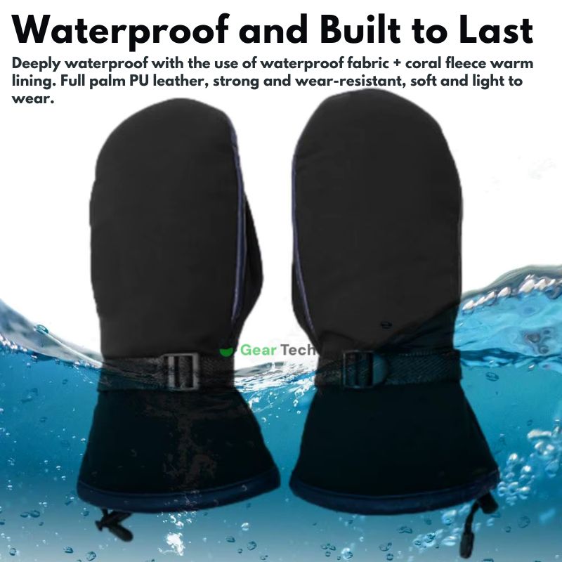 Skanto | USB-beheizte Handschuhe | Plug-and-Play, doppelseitige Heizung, wasserdichtes Design, ideal zum Skifahren, Wandern und für den täglichen Winterschutz