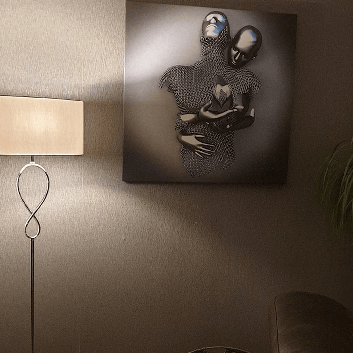 Skanto | 💞Liebesherz Kunst Wandbild💞