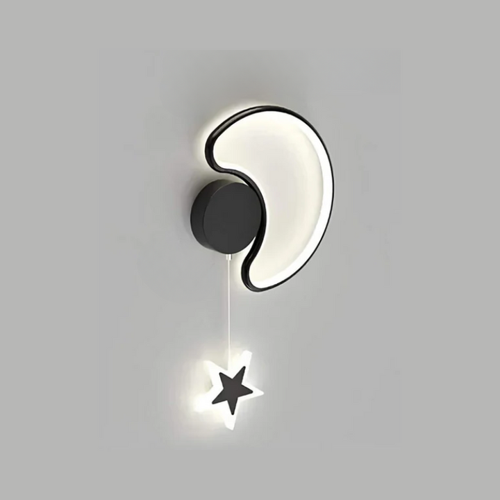 Skanto | DreamLight | Magische Wandlampe mit Wolken, Sternen und Mond