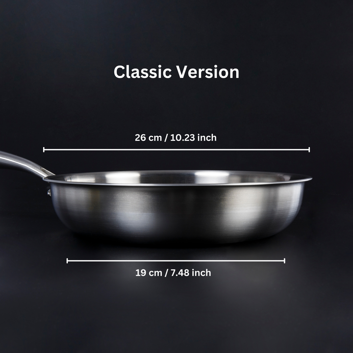 Skanto | Titan Bratpfanne | Ungiftig, natürlich antihaftbeschichtet & ideal für gesundes Kochen