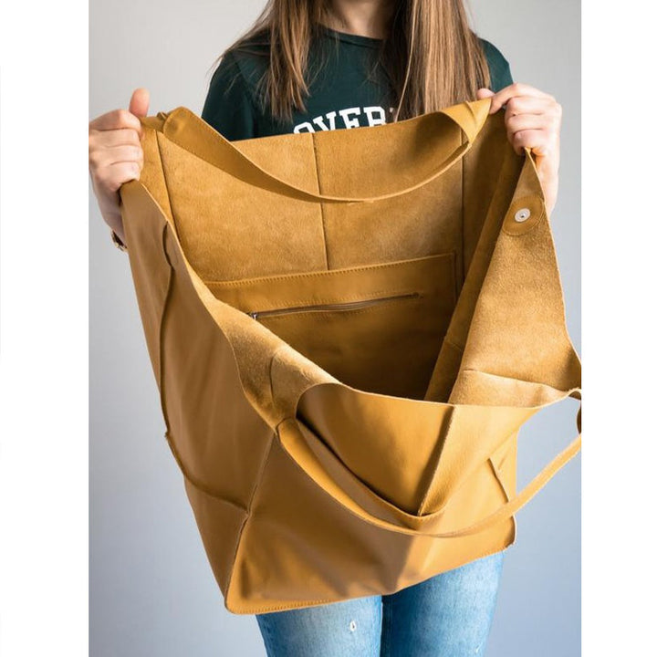 Skanto | Übergroße Wochenend-Ledertasche