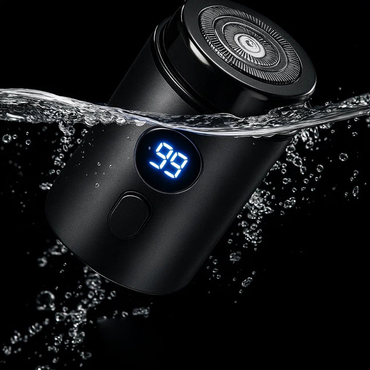 Kompakter USB-Rasierer – Wasserdicht IPX7 – Sanfte, tragbare Pflege für Männer mit gründlichem Rasierkomfort Skanto