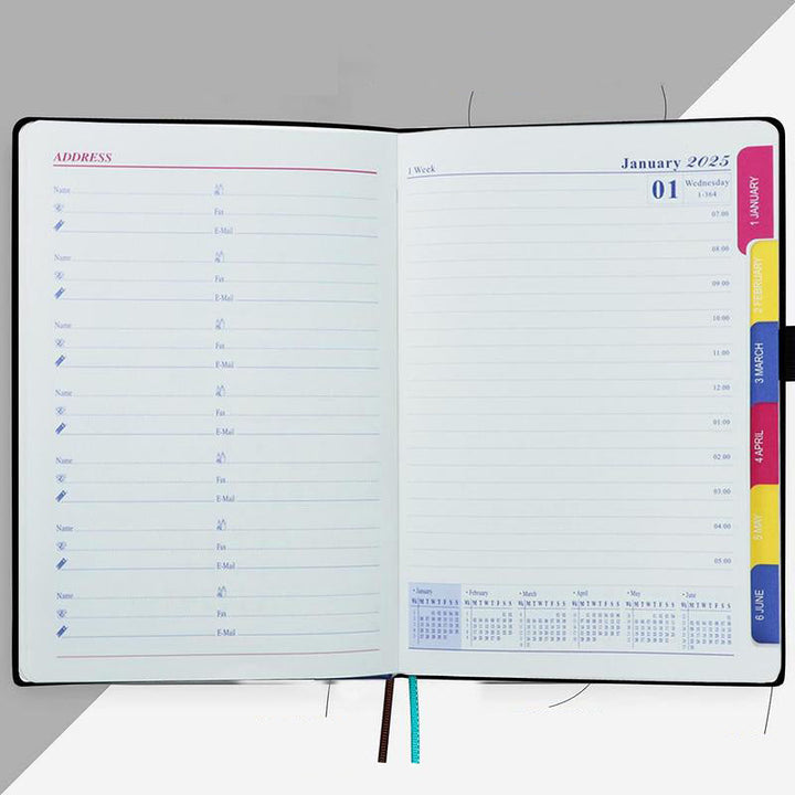 Skanto | 2025 Ein Tag Eine Seite Tagesplaner – Ihr ultimativer Geschenk-Kalender