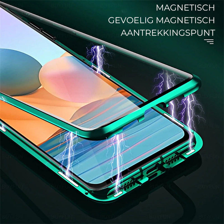 Magnetische Handyhülle mit doppelseitigem Panzerglas – für Samsung Galaxy S23/S22/S21/S20 & Note 20/10