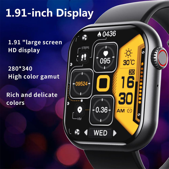 Skanto | Blutzucker Blutdruck Blutsauerstoff Schlafmonitor Wasserdichte Smartwatch
