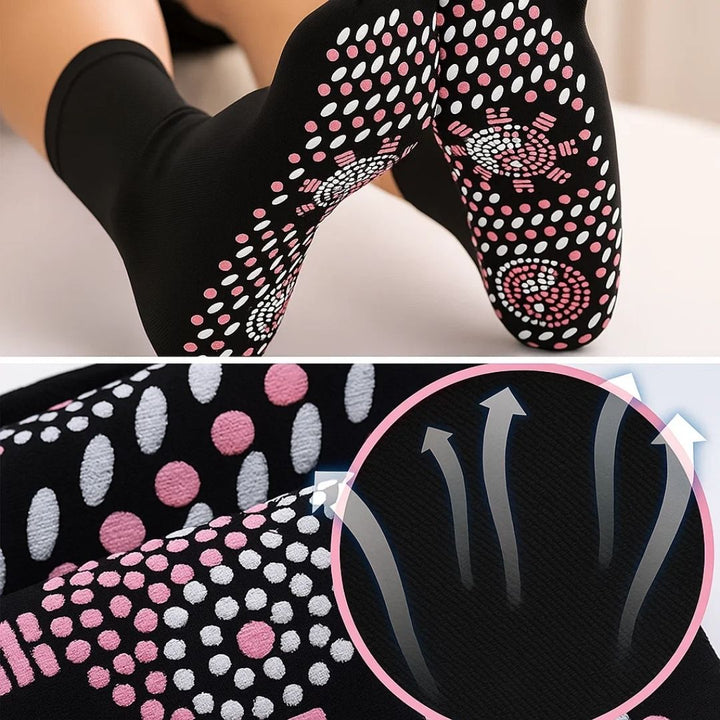 Thermosocken – Magnettherapie – Atmungsaktive, schlankmachende Thermosocken für kalte Füße – Fördert die Durchblutung & Komfort Skanto