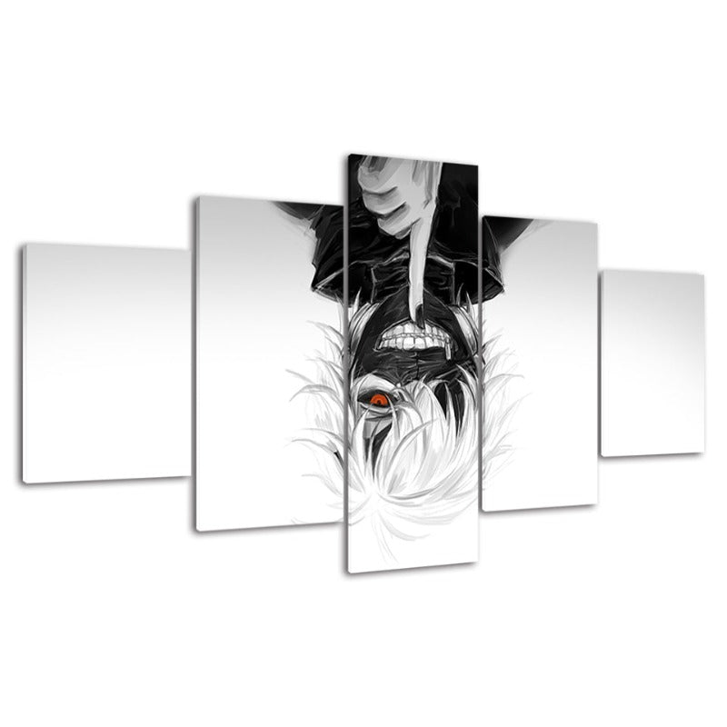 5-teilige Tokyo Ghoul Anime Leinwand-Wandkunst