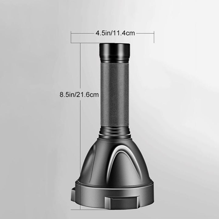 Skanto | Hochleistungs-wasserdichte LED-Taschenlampe | 30.000–50.000 Lumen wiederaufladbare Fackel