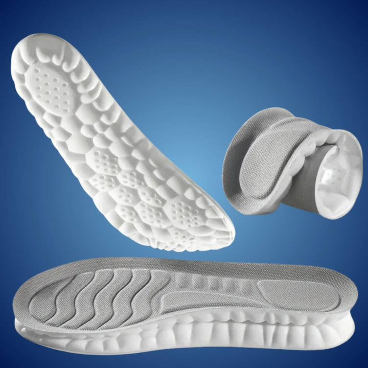 Skanto | Orthopädische Einlegesohlen zur Linderung von Fußschmerzen | 4D Stoßdämpfung, Fersenschmerzlinderung & Haltungsunterstützung für ganztägigen Komfort