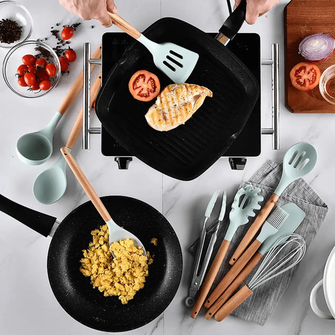 FlexiChef – Nachhaltiges Silikon-Küchenutensilien-Set