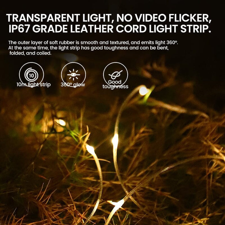 Skanto | Tragbare wasserdichte Lichterkette für draußen