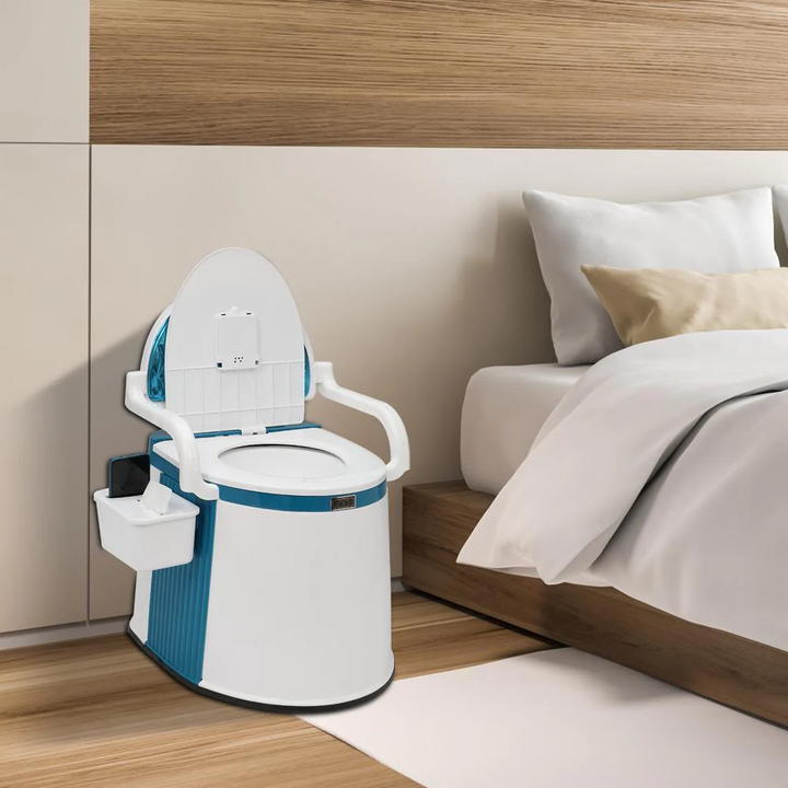 Tragbare Outdoor- und Indoor-Toilette für Erwachsene und Senioren