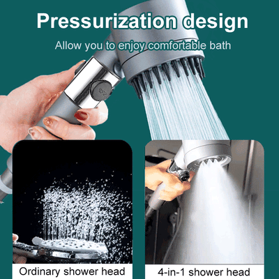 Skanto | PowerSpray Duschkopf – Erhöhter Druck – Spa-Erlebnis