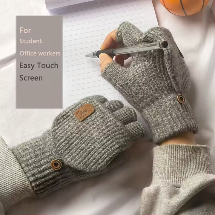 Skanto | Herren WinterPro Fingerlose Handschuhe – Dick, warm und bequem