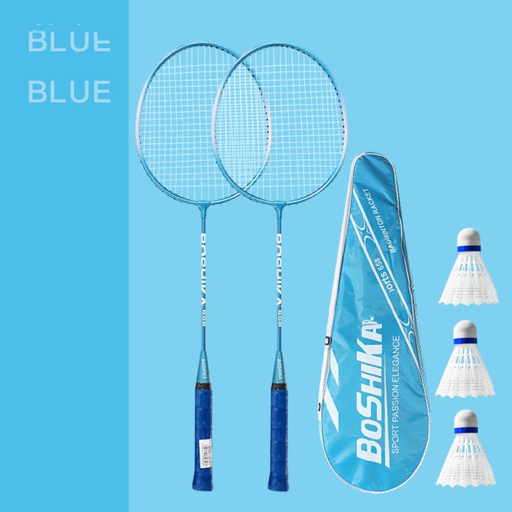 Badmintonschläger für Anfänger Kinder, Eisenlegierungs-Set A