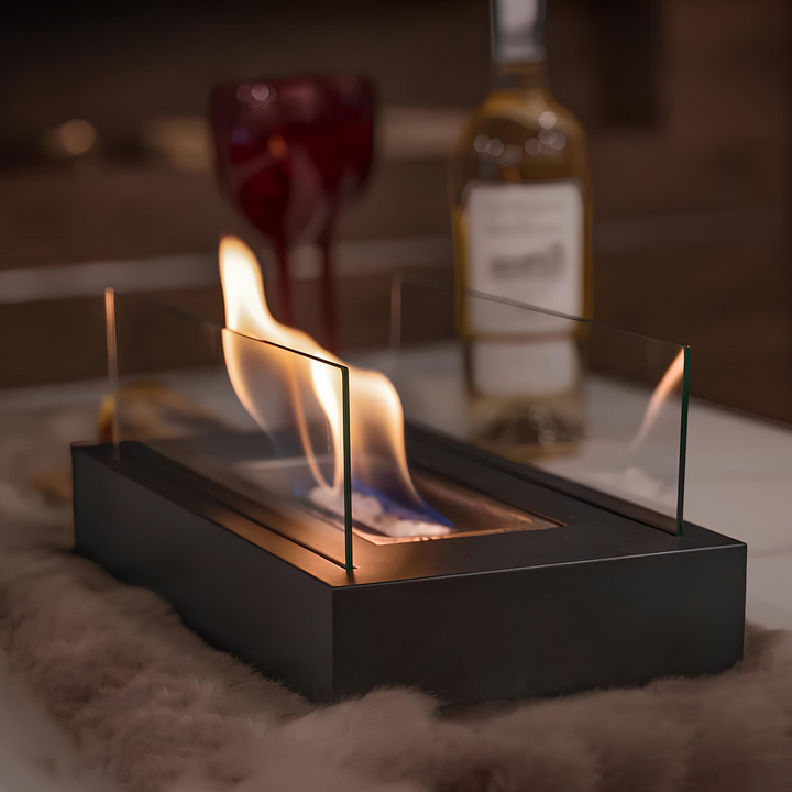 FireGlow – Luxuriöser Tischkamin für Innen- und Außenbereich