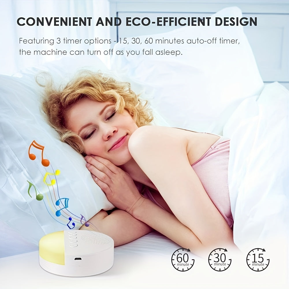 Skanto | DreamWave White Noise Machine – Beruhigendes Klangtherapiegerät mit Timer