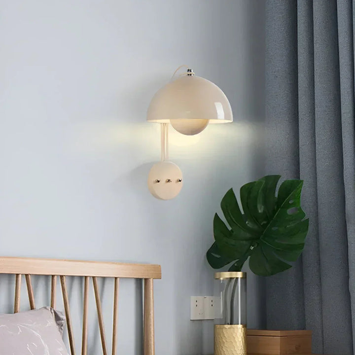 Skanto | BudLume - Pilzlampe Gemütliche skandinavische Wandlampe