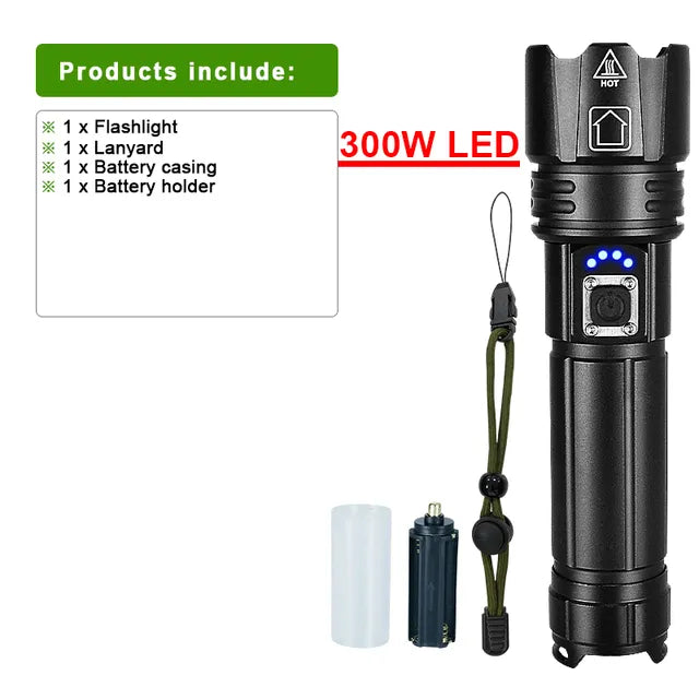 Skanto | LED-Taschenlampe | Wiederaufladbare Taschenlampe