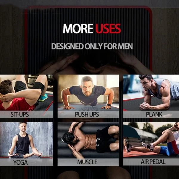 Skanto | Rutschfeste Yogamatte für Herren mit hoher Dichte für Fitnessstudio und Zuhause