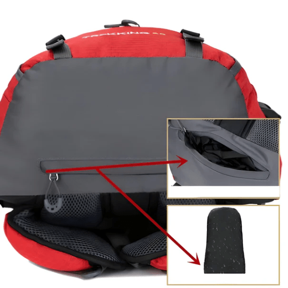 Skanto | 60L Wasserdichter Wanderrucksack | Leicht, ergonomisches Design & intelligente Aufteilung für Tageswanderungen & Expeditionen