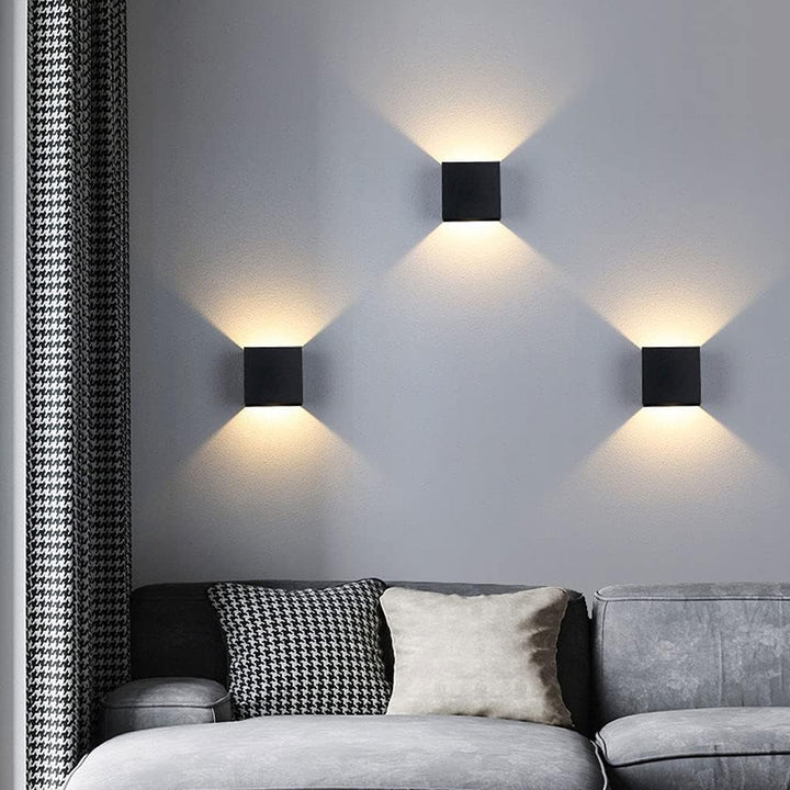 Skanto | Wandleuchte | Einstellbares Up & Down Light, USB-betrieben für Heimdekoration & gemütliche Atmosphäre