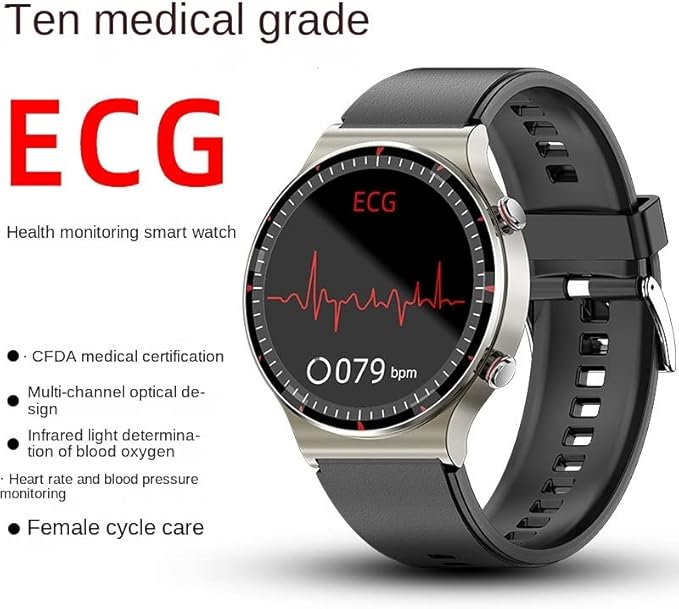 Skanto | CardioSense – Medizinische EKG-Smartwatch mit Osram-Sensor und 24/7 Gesundheitsüberwachung