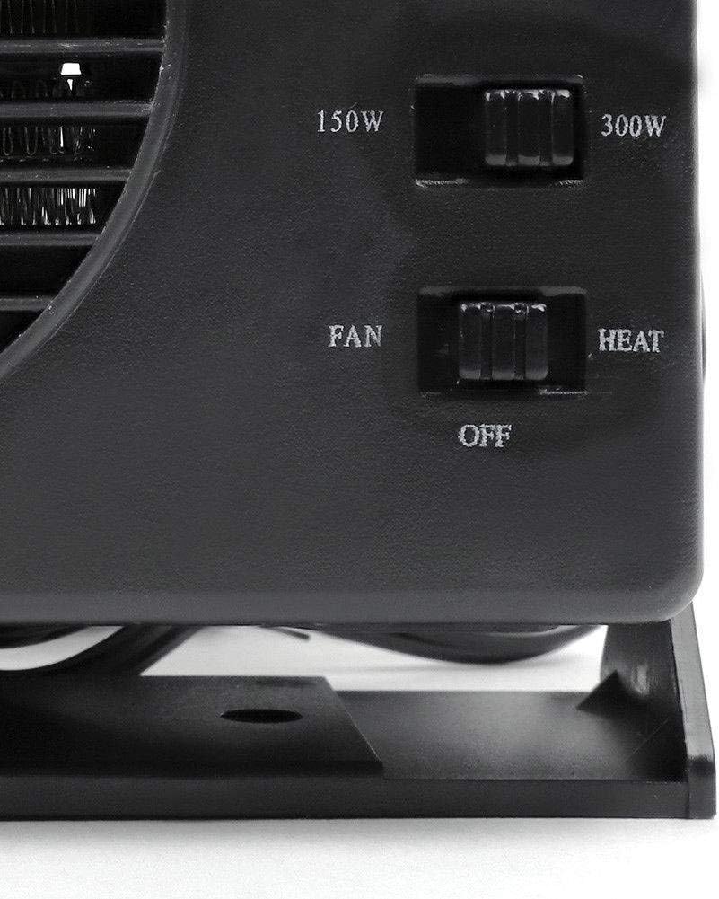 Skanto | 12V Keramik-Autoheizung | 150W-300W Tragbarer Ventilator mit automatischem Thermostat für den Wintereinsatz im Fahrzeug