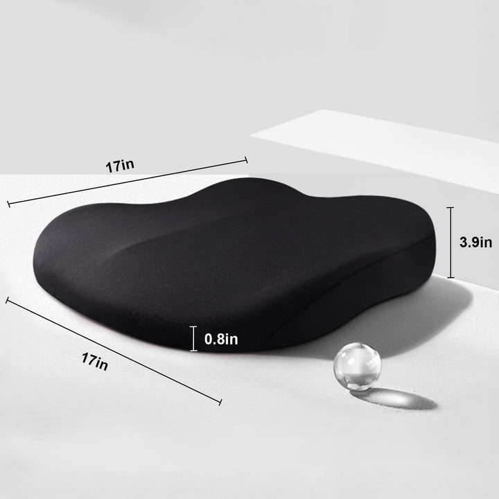 Skanto | SitComfort Ergonomisches Sitzerhöhungspolster für Auto und Büro – Bessere Sitzhöhe und Haltung