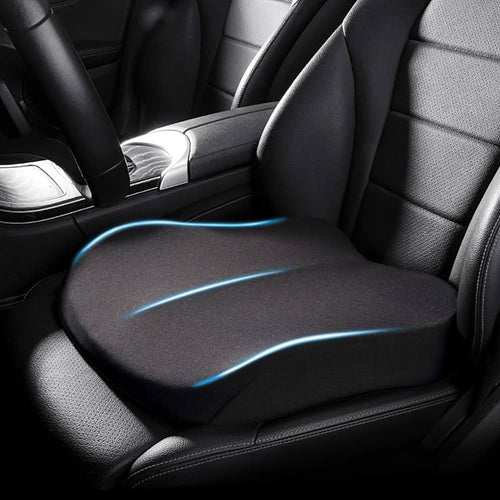 Skanto | Autositzerhöher für Erwachsene – Ergonomische Memory-Schaum-Unterstützung