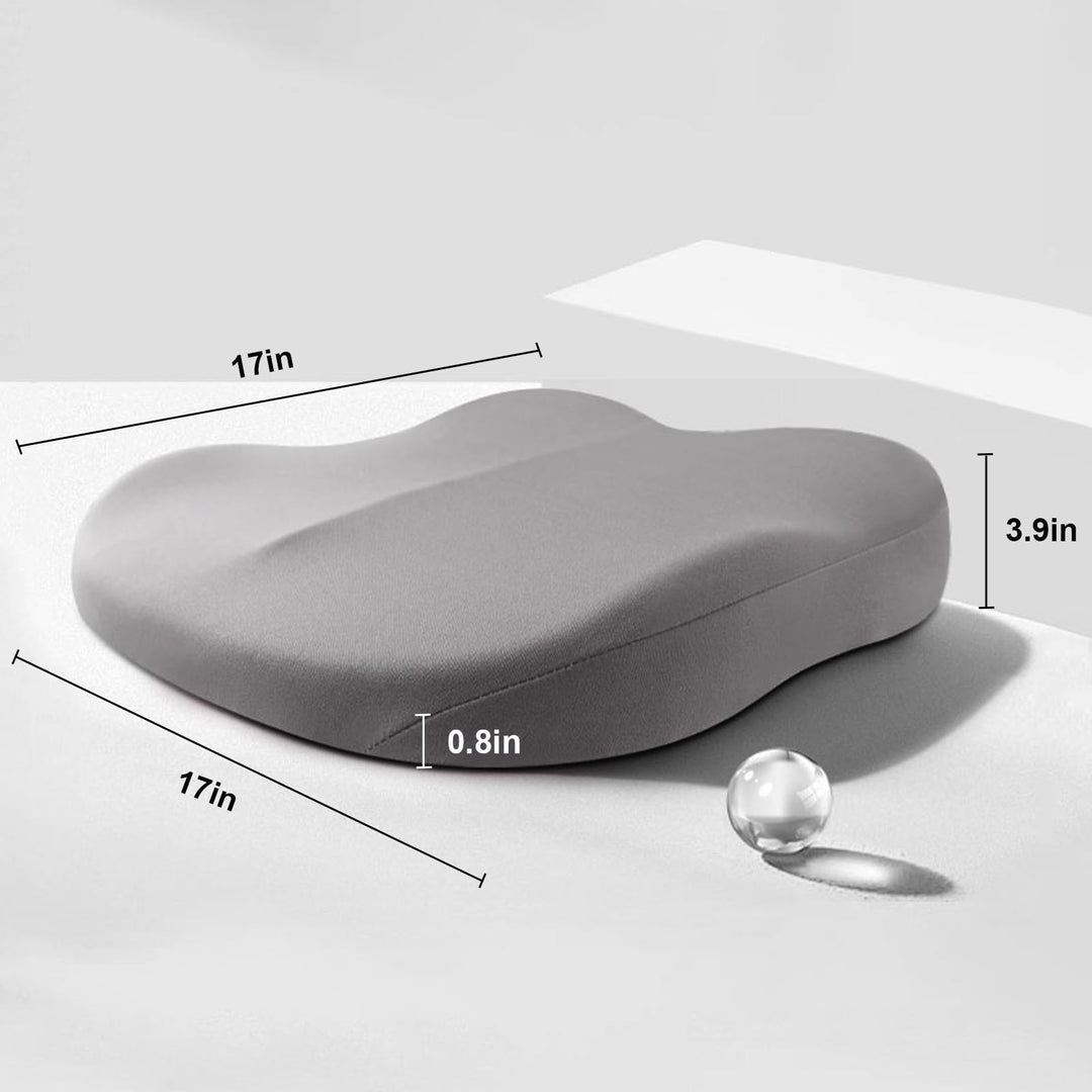 Skanto | SitComfort Ergonomisches Sitzerhöhungspolster für Auto und Büro – Bessere Sitzhöhe und Haltung