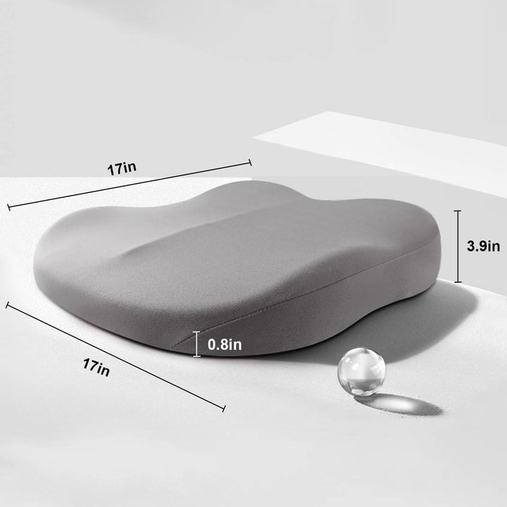 Skanto | ElevateSeat Autositzkissen – Ergonomische Sitzerhöhung mit Memory-Schaum