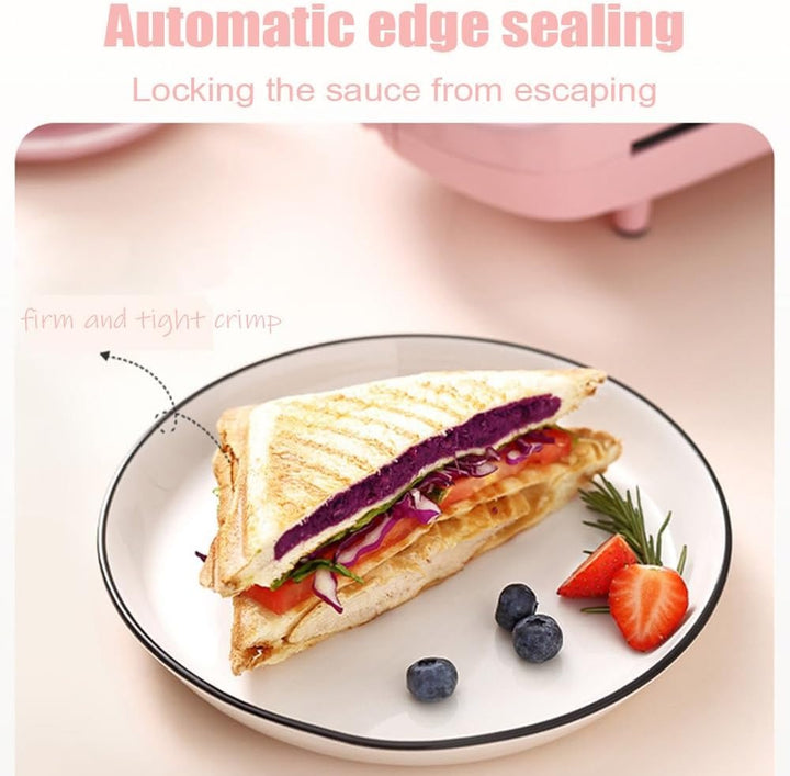 Skanto | 2-in-1 Sandwichmaker & Toaster | Antihaft-Automatikplatten für schnelles Frühstück, Snacks & einfache Reinigung