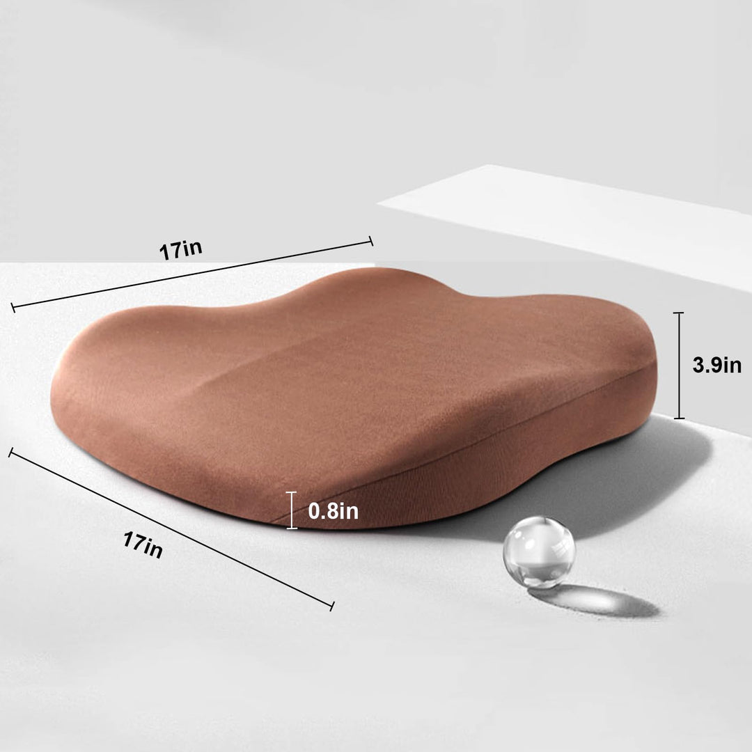 Skanto | ElevateSeat Autositzkissen – Ergonomische Sitzerhöhung mit Memory-Schaum