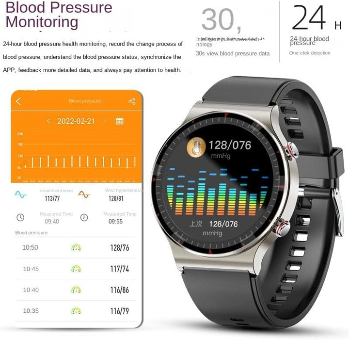 Skanto | CardioSense – Medizinische EKG-Smartwatch mit Osram-Sensor und 24/7 Gesundheitsüberwachung