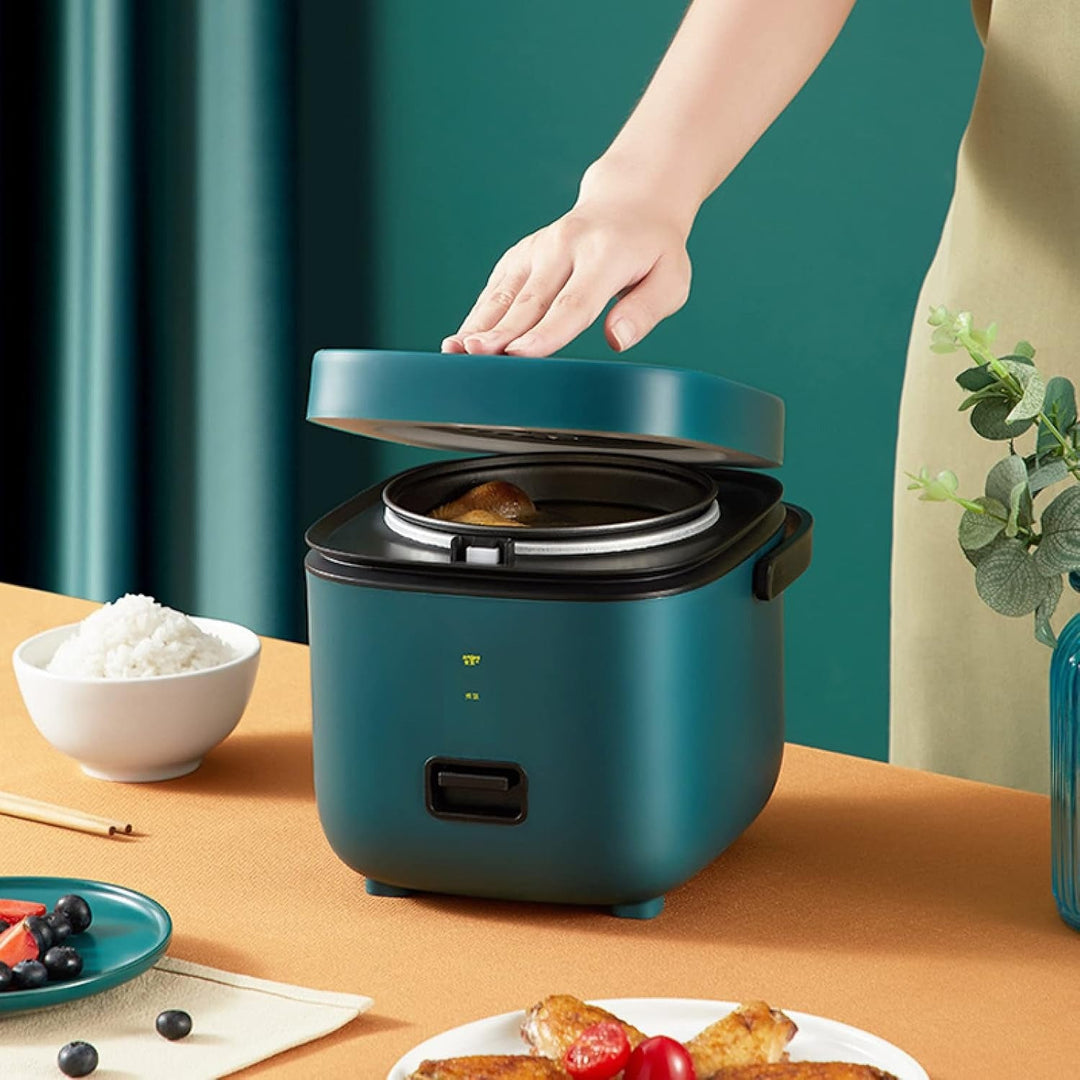 Skanto | MiniChef 1.2L Reiskocher – Kompakter Multikocher mit Dampffunktion und Ein-Knopf-Bedienung