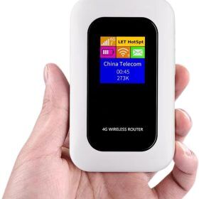 Skanto | Tragbarer 5G Wi-Fi Router | Sichere Hochgeschwindigkeitsverbindung für Reisen und Zuhause