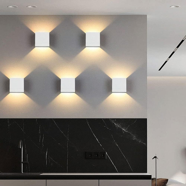 Skanto | Wandleuchte | Einstellbares Up & Down Light, USB-betrieben für Heimdekoration & gemütliche Atmosphäre