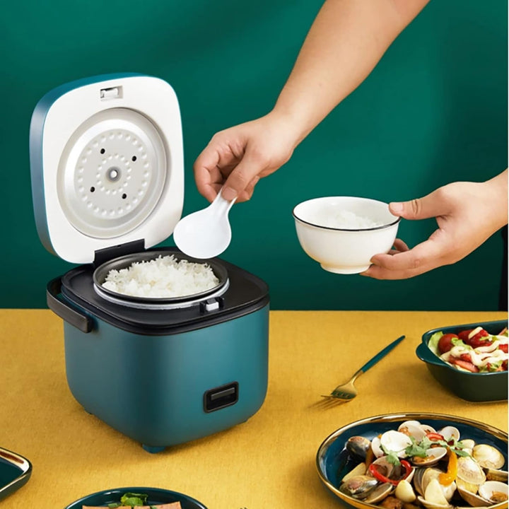 Skanto | MiniChef 1.2L Reiskocher – Kompakter Multikocher mit Dampffunktion und Ein-Knopf-Bedienung