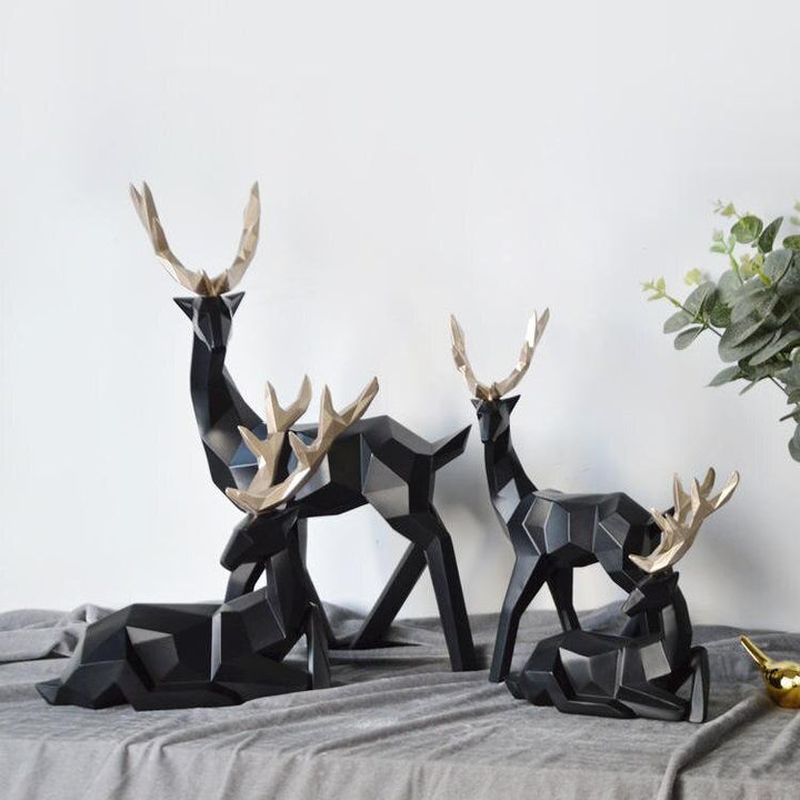 Skanto | Abstraktes Hirschfigurenpaar
