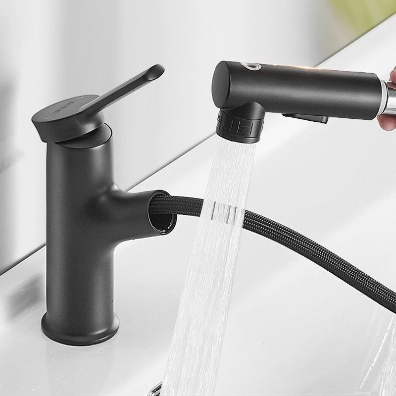 Skanto | Modernes Design Badezimmerarmatur Einhebelmischer mit Wasserschlauch