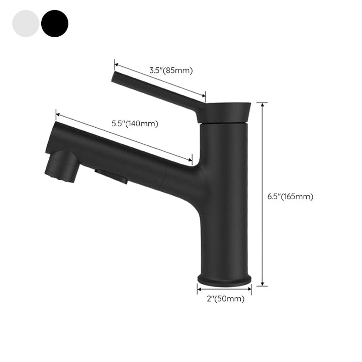 Skanto | Modernes Design Badezimmerarmatur Einhebelmischer mit Wasserschlauch