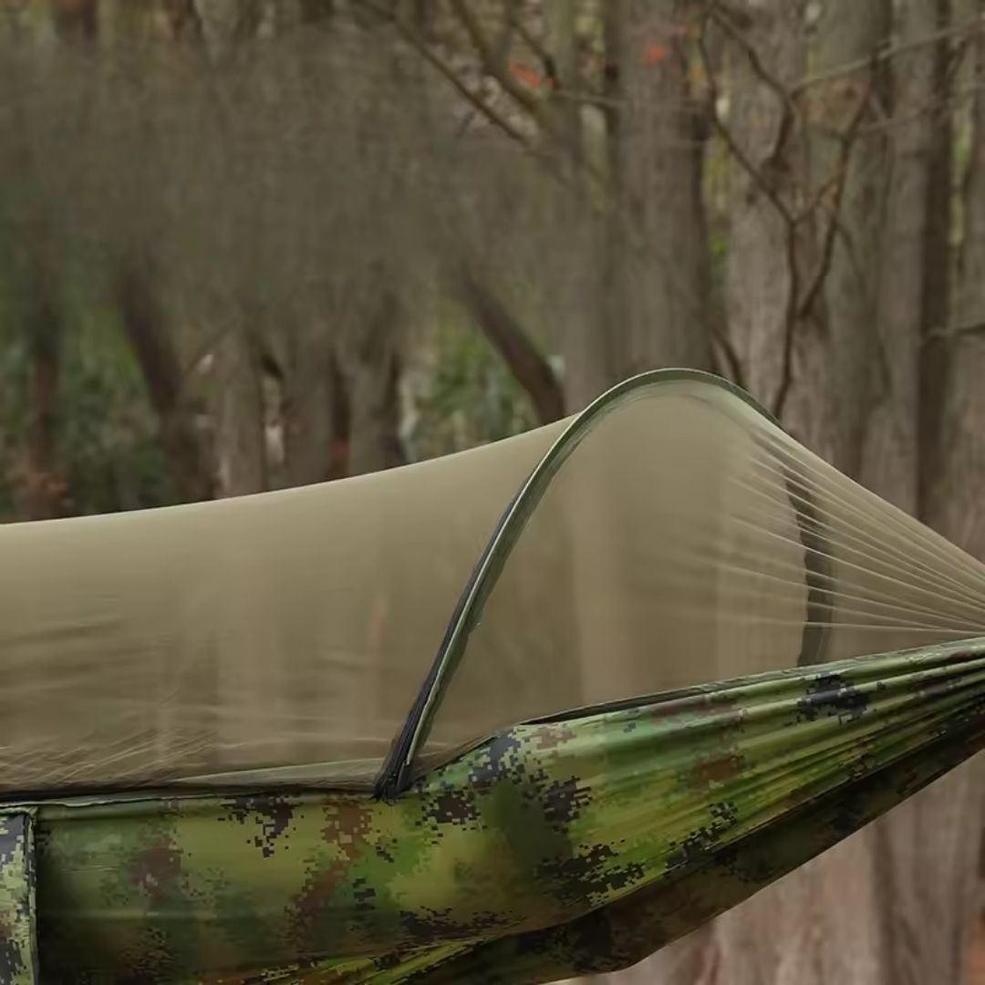 Skanto | Hängematte mit integriertem Moskitonetz – Ultimativer Outdoor-Schutz