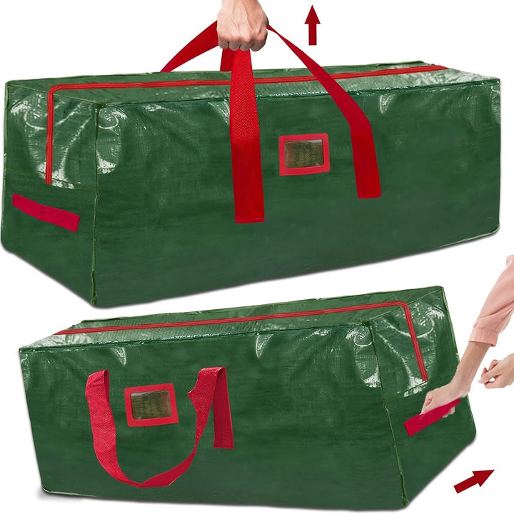 Skanto | Große Aufbewahrungstasche für künstliche Weihnachtsbäume – Wasserdichtes und strapazierfähiges Polyester Modell TreeTote