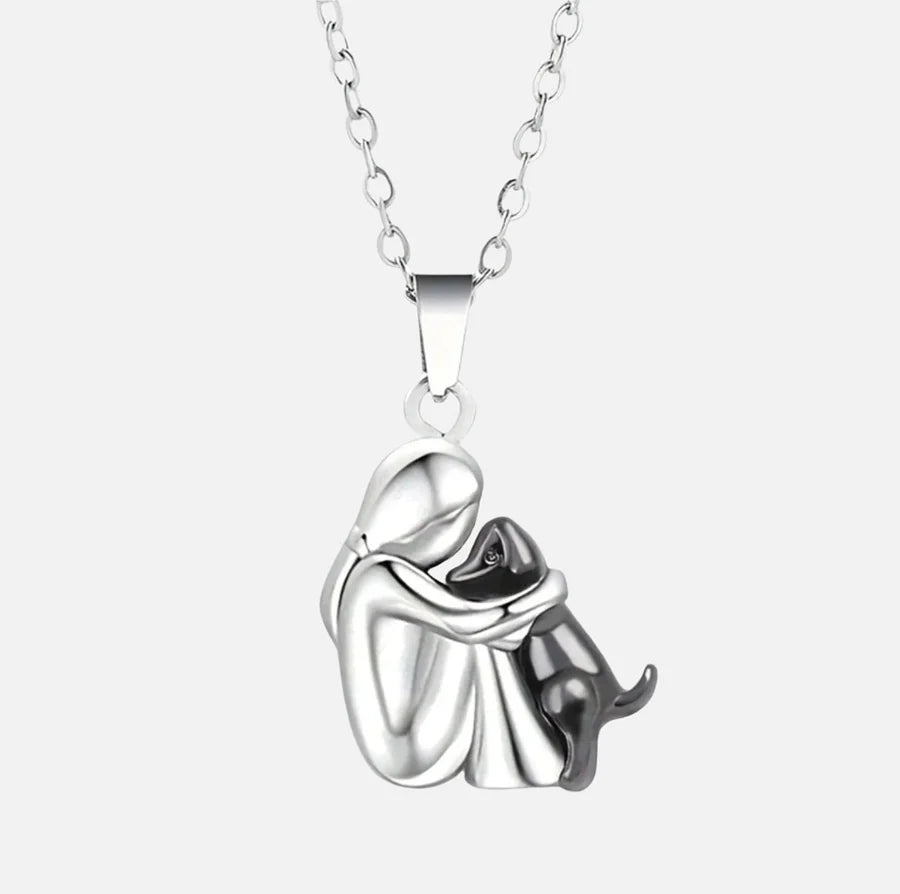 Skanto | PawHeart Halskette – Schmuck für Hundeliebhaber mit Pfotenabdruck