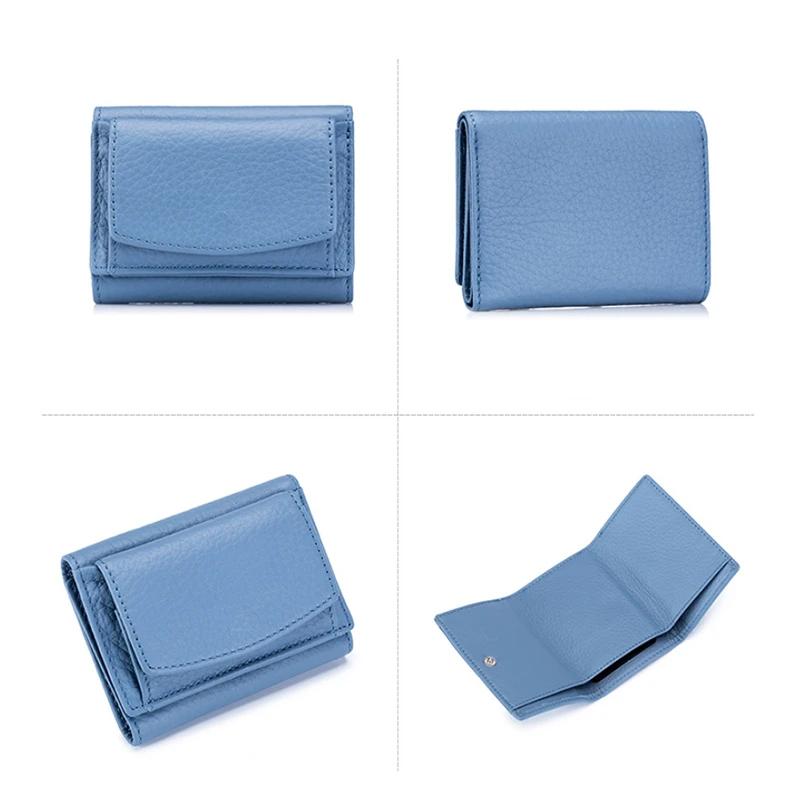 Handgefertigte RFID-Brieftasche aus weichem Leder
