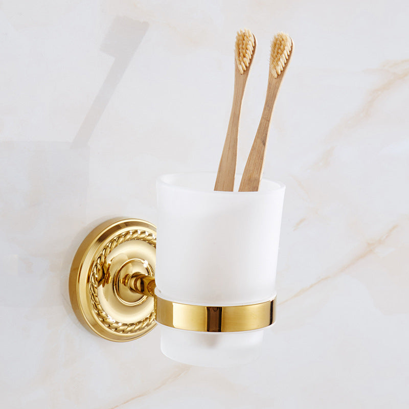Skanto | Traditionelles goldenes Badezimmer-Armaturen-Set Kupfer-Badezimmer-Set