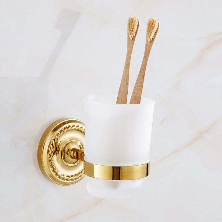 Skanto | Traditionelles goldenes Badezimmer-Armaturen-Set Kupfer-Badezimmer-Set