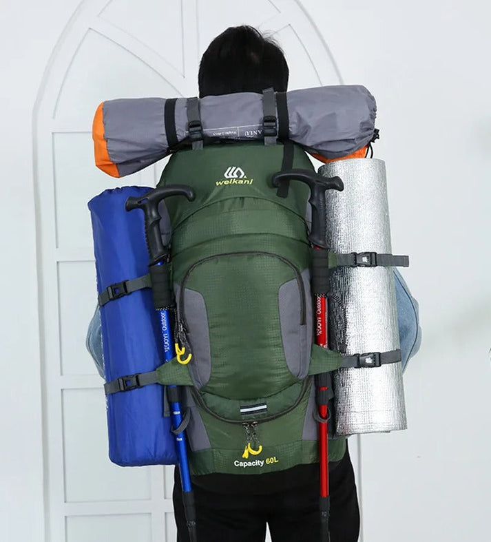 Skanto | 60L Wasserdichter Rucksack – Ultimativer Outdoor-Rucksack für alle Abenteuer