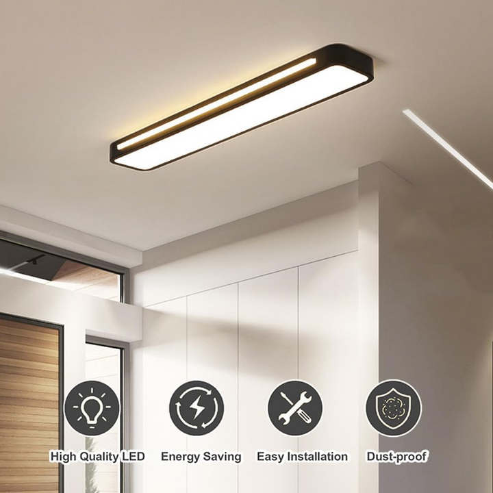 Skanto | GlowRond – Moderne LED-Deckenleuchte für Flure, Eingänge & Treppen | Energiesparend & stilvolles Design